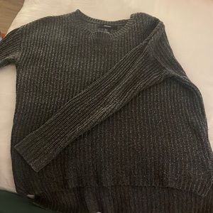 forever 21 oversized grey sweater